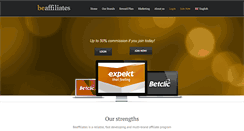 Desktop Screenshot of beaffiliates.com